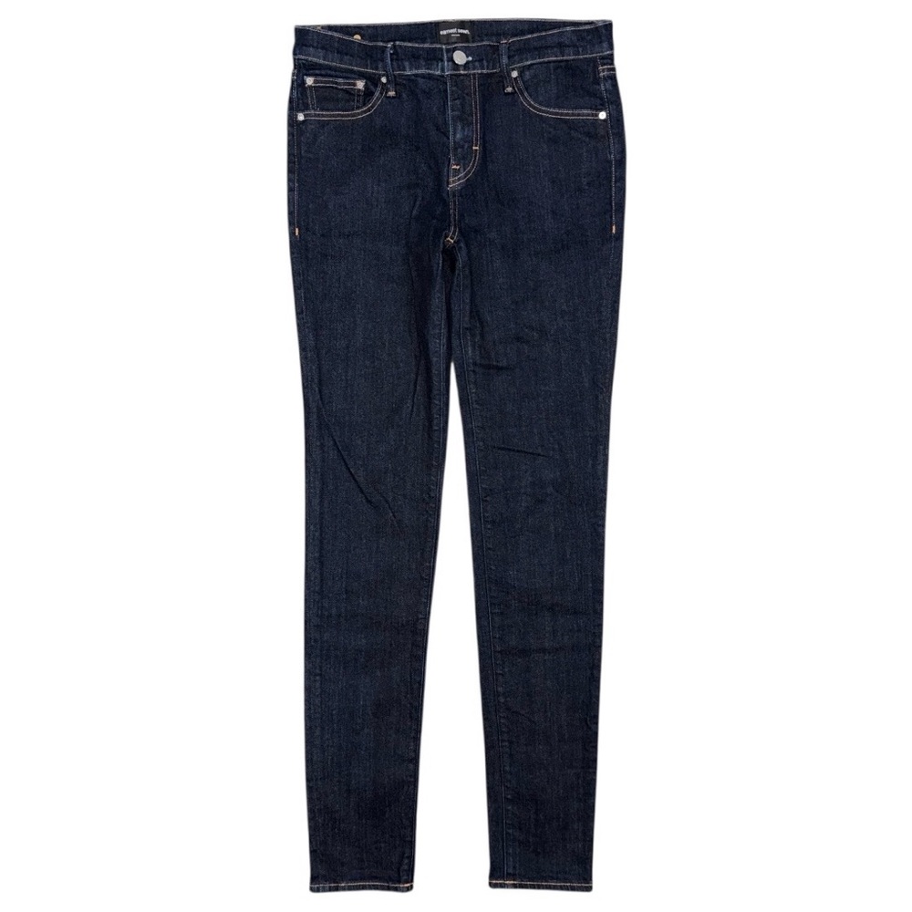 Earnest Sewn Natasha Mid Rise Skinny Jeans Dark Wash Women’s 26 (28x32.5)
